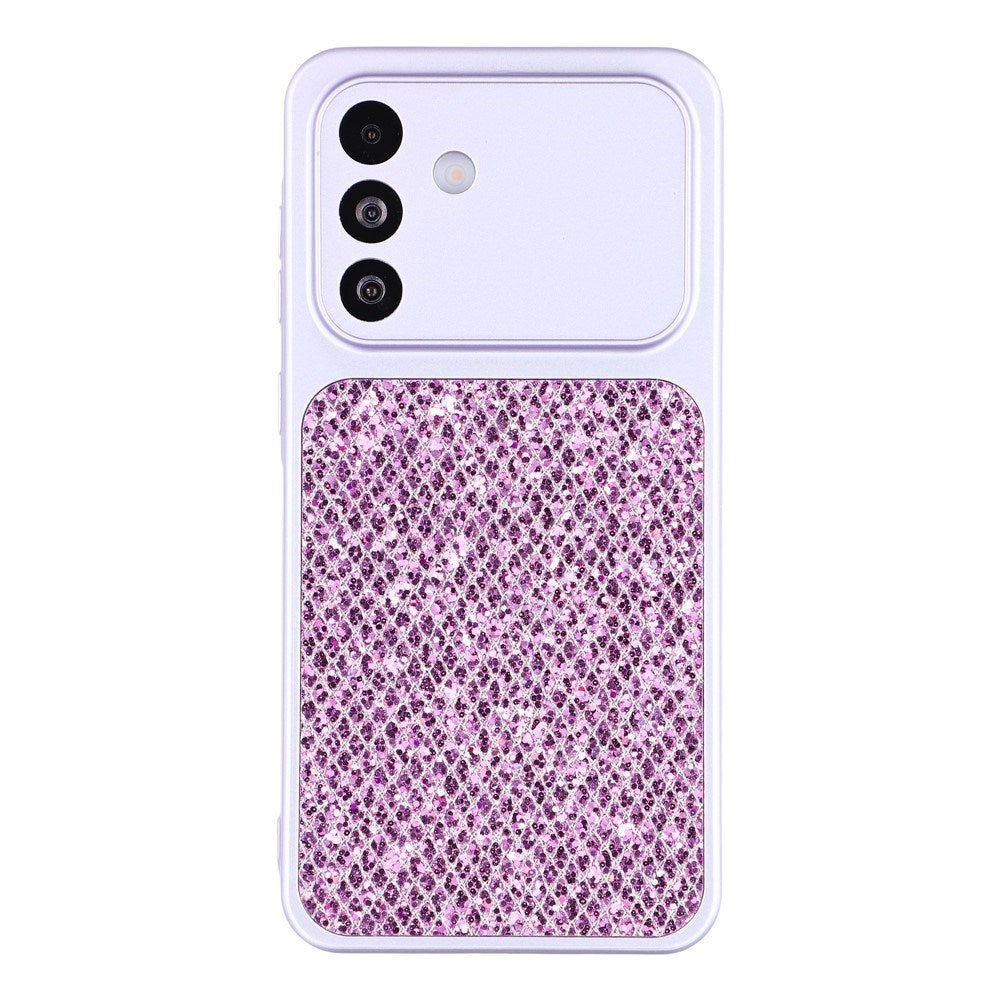Samsung Galaxy A17 (5G) EIDERWOOD Flexibelt Plast Skal m. Glitter - Lila