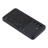 Samsung Galaxy A17 (5G) EIDERWOOD Flexibelt Plast Skal m. Glitter - Svart