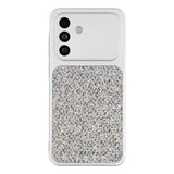 Samsung Galaxy A17 (5G) EIDERWOOD Flexibelt Plast Skal m. Glitter - Silver