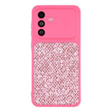 Samsung Galaxy A17 (5G) EIDERWOOD Flexibelt Plast Skal m. Glitter - Pink