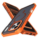 iPhone 17 Pro EIDERWOOD Matt Hybrid Plast Skal - MagSafe Kompatibel - Orange