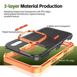 iPhone 17 Pro EIDERWOOD Matt Hybrid Plast Skal - MagSafe Kompatibel - Orange