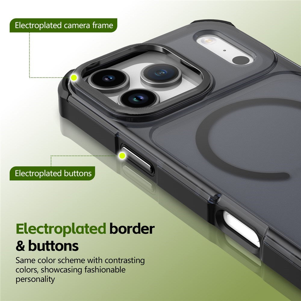 iPhone 17 Pro EIDERWOOD Matt Hybrid Plast Skal - MagSafe Kompatibel - Svart