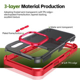iPhone 17 Pro EIDERWOOD Matt Hybrid Plast Skal - MagSafe Kompatibel - Röd