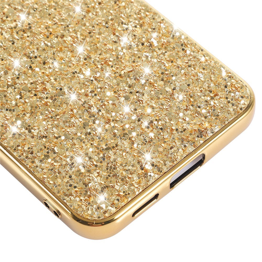 Samsung Galaxy A57 EIDERWOOD Plast Glitter Skal - Guld