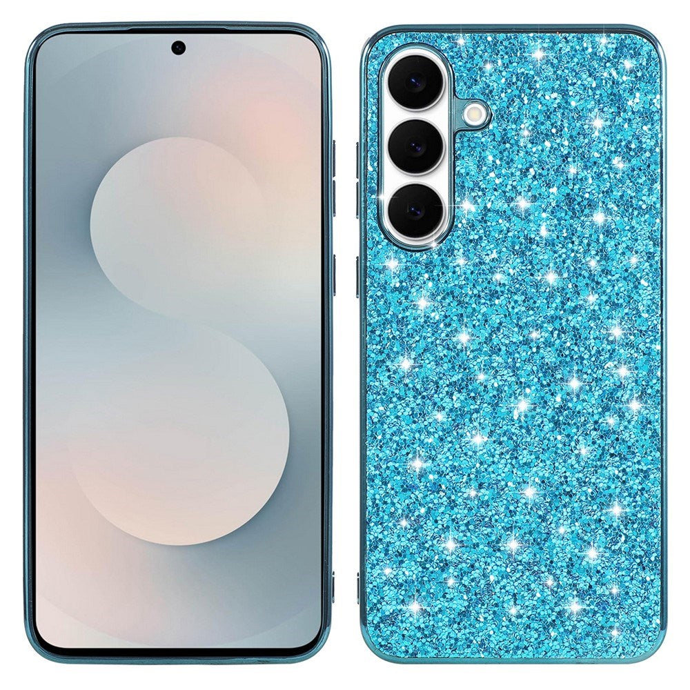 Samsung Galaxy A57 EIDERWOOD Plast Glitter Skal - Blå