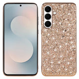 Samsung Galaxy A57 EIDERWOOD Plast Glitter Skal - Roséguld