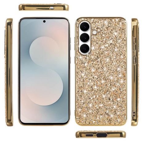Samsung Galaxy A57 EIDERWOOD Plast Glitter Skal - Röd