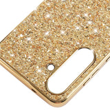Samsung Galaxy A57 EIDERWOOD Plast Glitter Skal - Silver