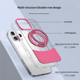 iPhone 17 EIDERWOOD Hybrid Skal med Stativfunktion - MagSafe Kompatibel - Genomskinlig / Rosa