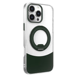 iPhone 17 EIDERWOOD Hybrid Skal med Stativfunktion - MagSafe Kompatibel - Genomskinlig / Grön