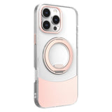 iPhone 15 EIDERWOOD Hybrid Skal med Stativfunktion - MagSafe Kompatibel - Genomskinlig / Rosa