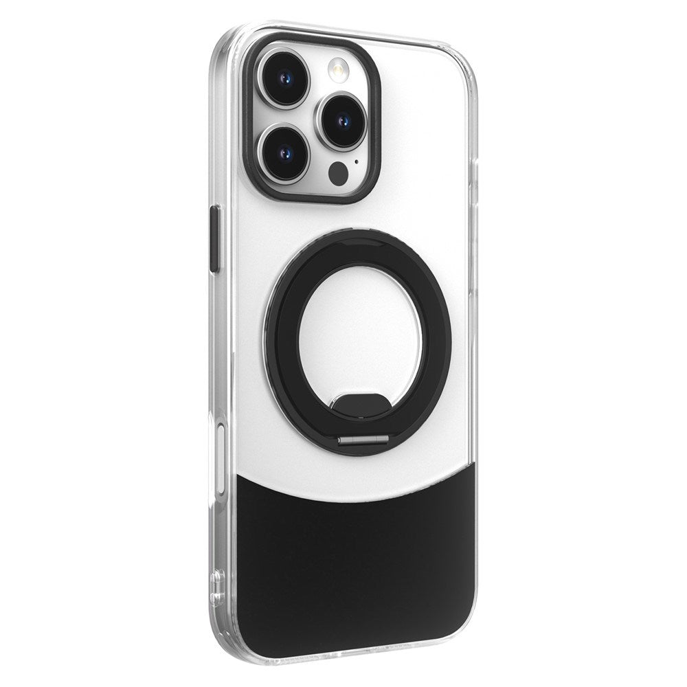 iPhone 14 Pro EIDERWOOD Hybrid Skal med Stativfunktion - MagSafe Kompatibel - Genomskinlig / Svart