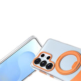 Samsung Galaxy S26 Ultra EIDERWOOD Hybrid Skal med Stativfunktion - MagSafe Kompatibel - Genomskinlig / Grön