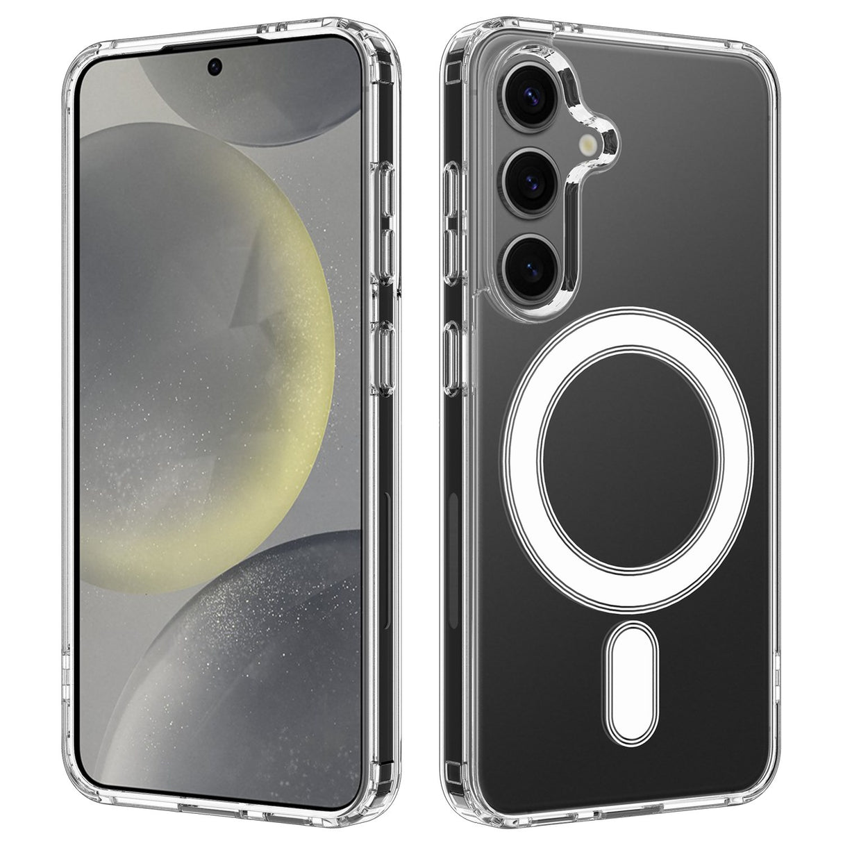 Samsung Galaxy A27 EIDERWOOD Hybrid Plast Skal - MagSafe Kompatibel - Genomskinlig
