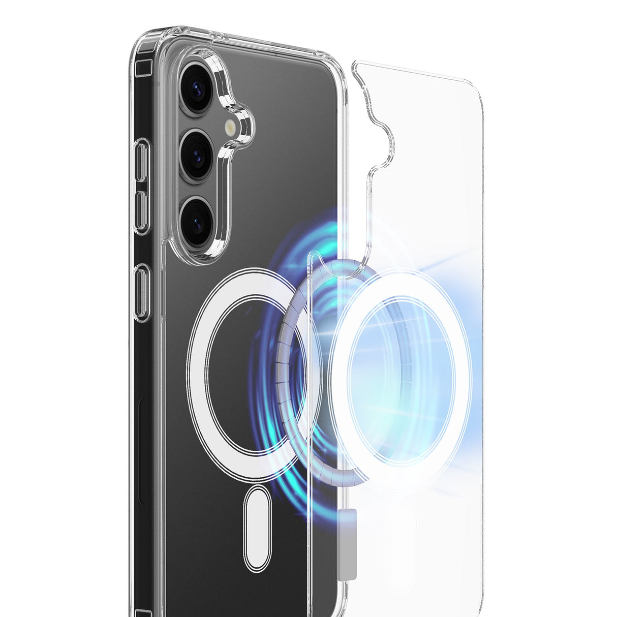 Samsung Galaxy A27 EIDERWOOD Hybrid Plast Skal - MagSafe Kompatibel - Genomskinlig