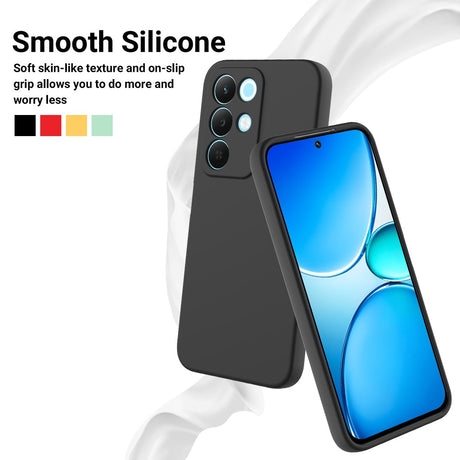 Realme C100 EIDERWOOD Silikon Skal m. Rem - Svart