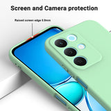 Realme C100 EIDERWOOD Silikon Skal m. Rem - Grön
