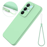 Realme C100 EIDERWOOD Silikon Skal m. Rem - Grön