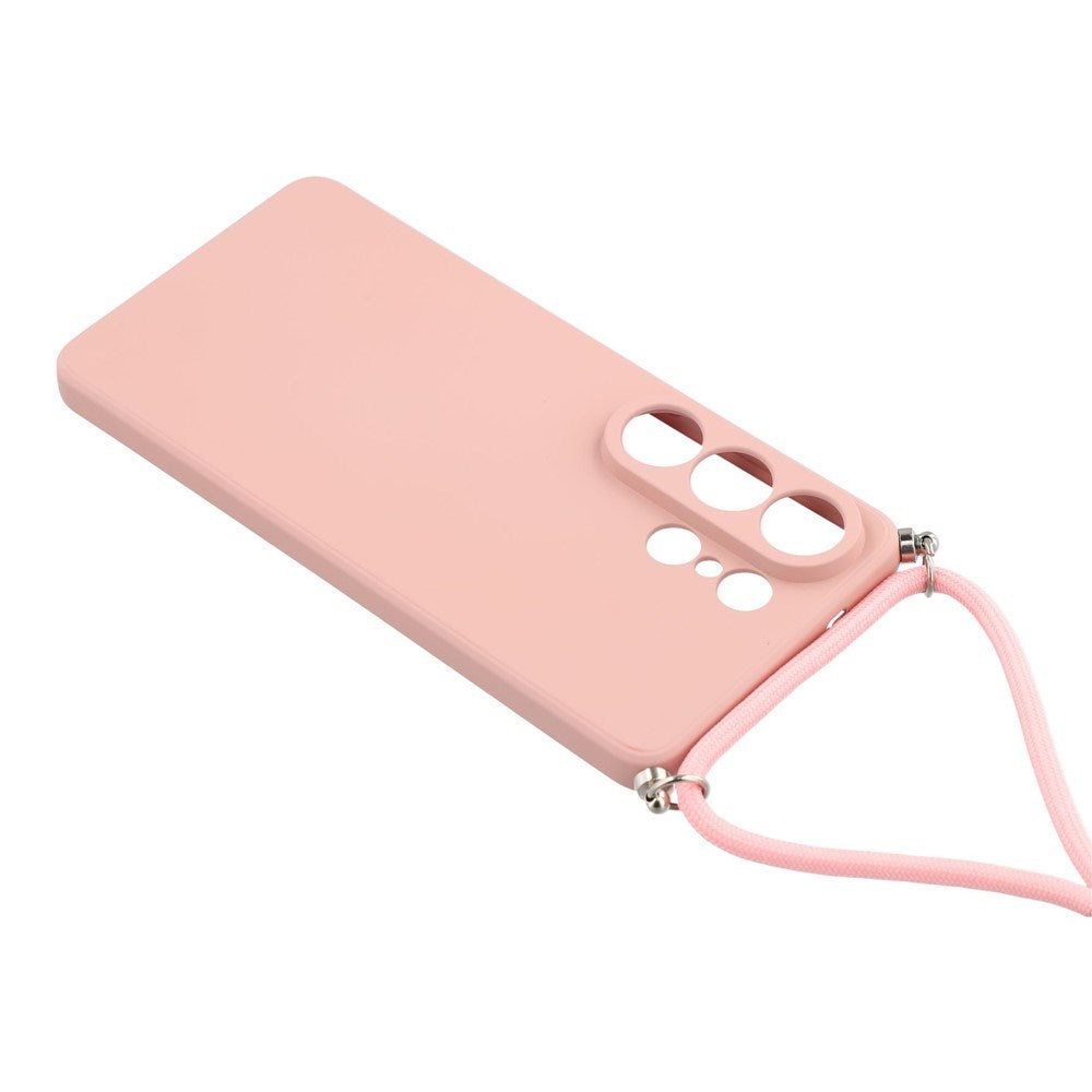 Samsung Galaxy S26 Ultra EIDERWOOD Fodrat Flexibelt Plast Skal m. Rem - Rosa