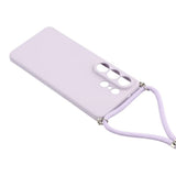 Samsung Galaxy S26 Ultra EIDERWOOD Fodrat Flexibelt Plast Skal m. Rem - Lila