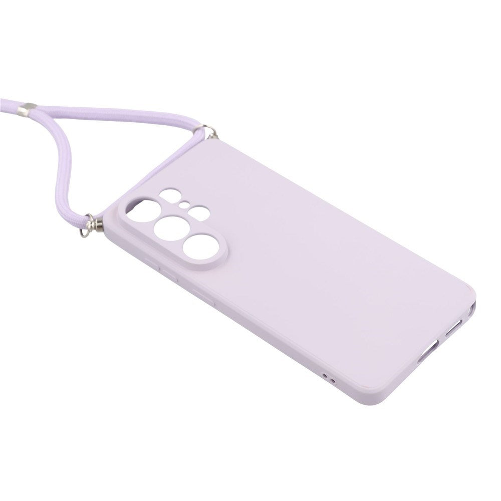 Samsung Galaxy S26 Ultra EIDERWOOD Fodrat Flexibelt Plast Skal m. Rem - Lila