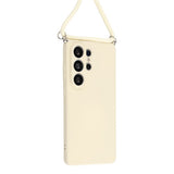 Samsung Galaxy S26 Ultra EIDERWOOD Fodrat Flexibelt Plast Skal m. Rem - Beige