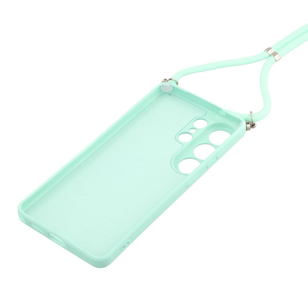 Samsung Galaxy S26 Ultra EIDERWOOD Fodrat Flexibelt Plast Skal m. Rem - Ljusblå