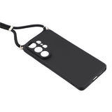 Samsung Galaxy S26 Ultra EIDERWOOD Fodrat Flexibelt Plast Skal m. Rem - Svart