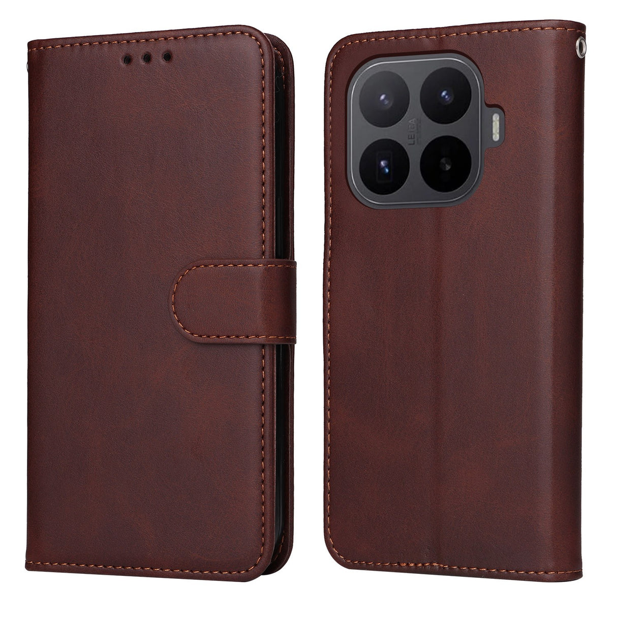 Xiaomi 17T EIDERWOOD Konstläder Fodral m. Rem - Brun