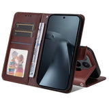 Xiaomi 17T EIDERWOOD Konstläder Fodral m. Rem - Brun