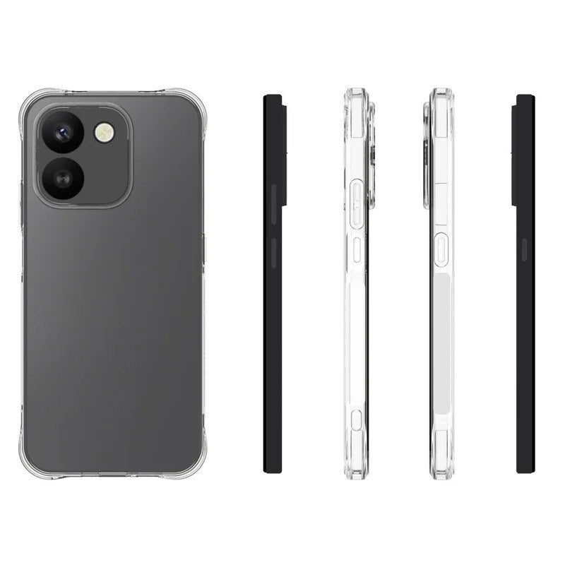 Honor 600 Smart Flexibelt Plastskal med Skärmskydd - Transparent
