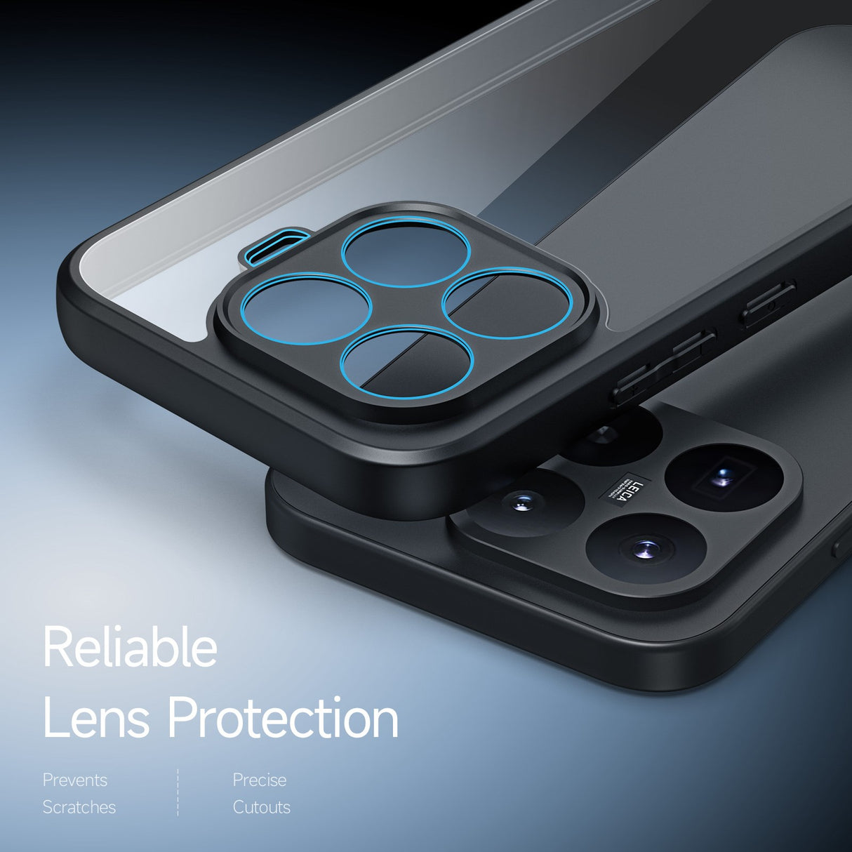 Xiaomi 17T DUX DUCIS Hybrid Skal - Genomskinlig / Svart