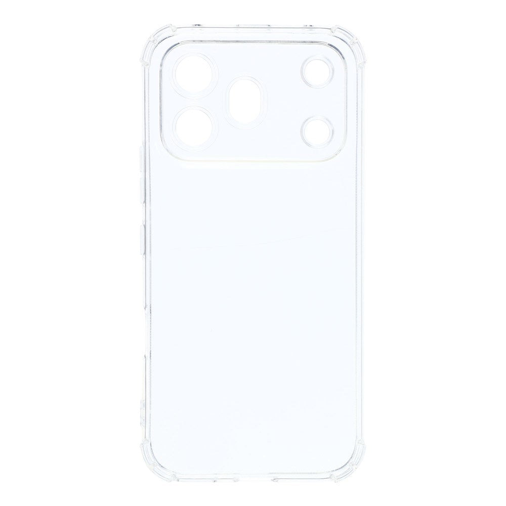 Honor 600 Pro EIDERWOOD Flexibelt Plast Skal m. Stötdämpande Hörn - Genomskinlig