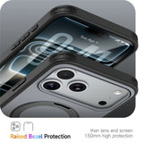 iPhone 18 Pro / 17 Pro EIDERWOOD Hybrid Plast Skal m. Roterbart Kickstand - MagSafe Kompatibel - Svart