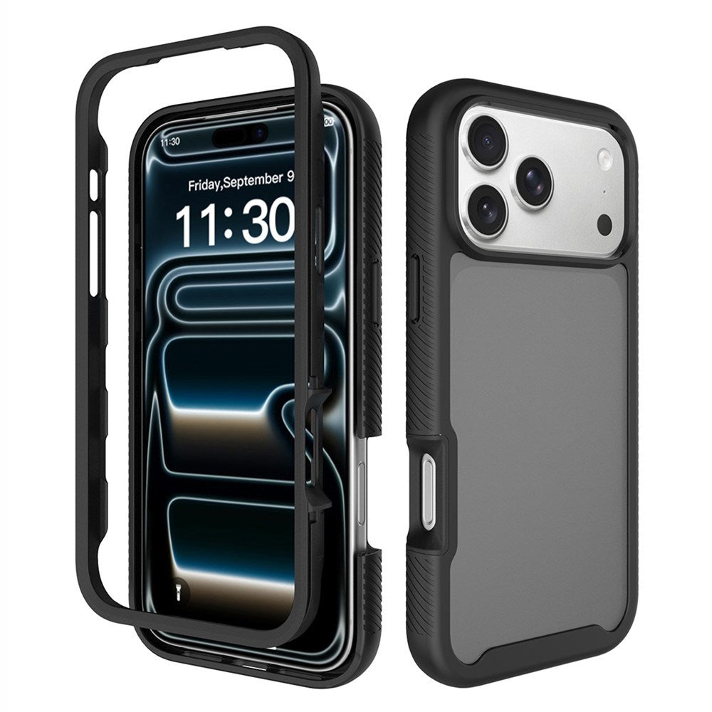 iPhone 18 Pro Max / 17 Pro Max EIDERWOOD Tvådelat Matt Hybrid Plast Skal - Svart
