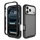 iPhone 18 Pro Max / 17 Pro Max EIDERWOOD Tvådelat Matt Hybrid Plast Skal - Svart