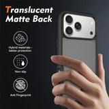 iPhone 18 Pro Max / 17 Pro Max EIDERWOOD Tvådelat Matt Hybrid Plast Skal - Svart