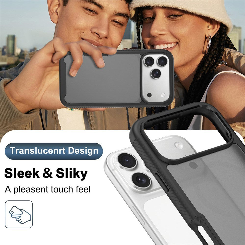 iPhone 18 Pro Max / 17 Pro Max EIDERWOOD Tvådelat Matt Hybrid Plast Skal - Svart
