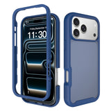 iPhone 18 Pro Max / 17 Pro Max EIDERWOOD Tvådelat Matt Hybrid Plast Skal - Blå