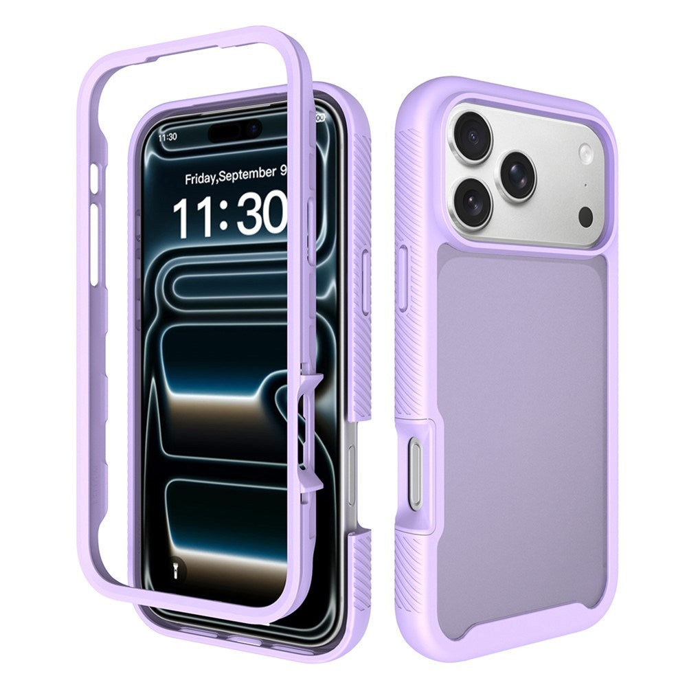 iPhone 18 Pro Max / 17 Pro Max EIDERWOOD Tvådelat Matt Hybrid Plast Skal - Lila