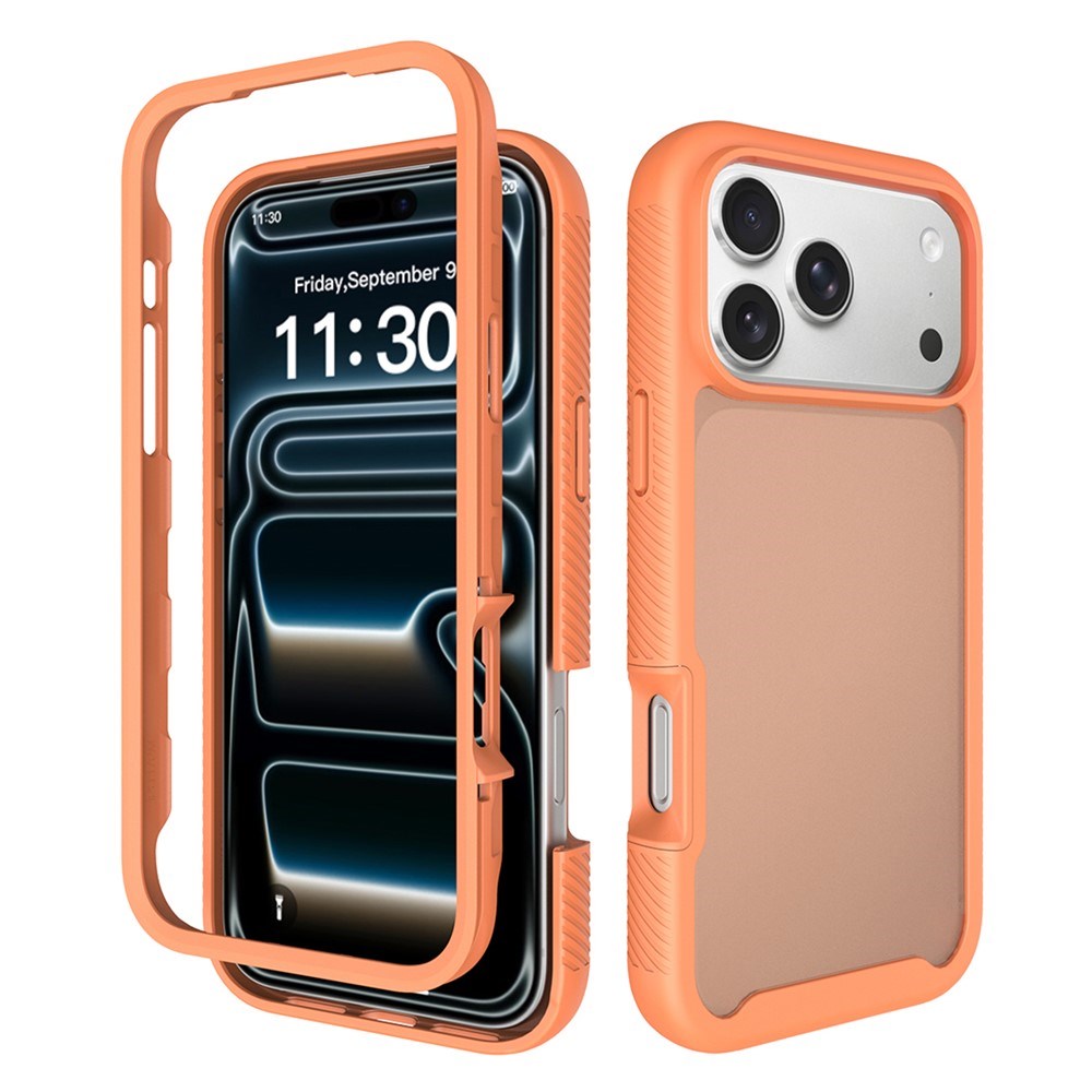 iPhone 18 Pro Max / 17 Pro Max EIDERWOOD Tvådelat Matt Hybrid Plast Skal - Orange