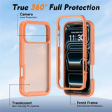 iPhone 18 Pro Max / 17 Pro Max EIDERWOOD Tvådelat Matt Hybrid Plast Skal - Orange