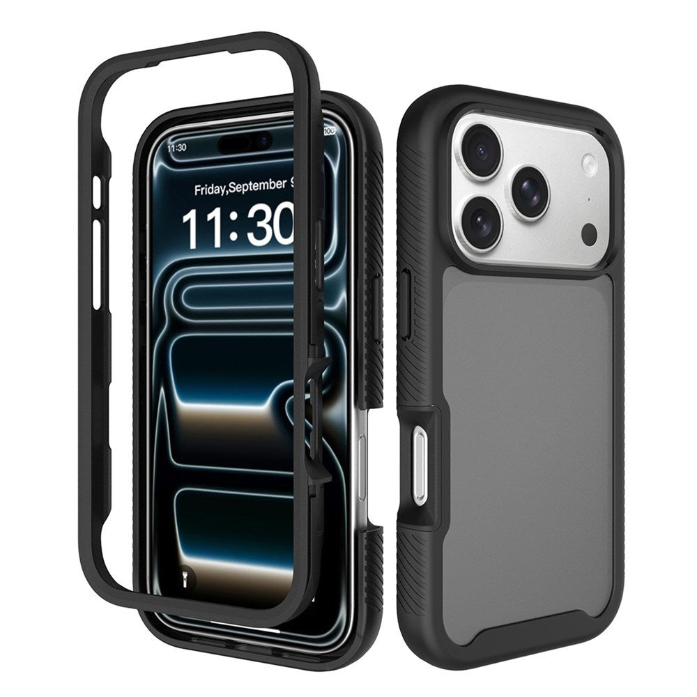 iPhone 18 Pro / 17 Pro EIDERWOOD Tvådelat Matt Hybrid Plast Skal - Svart