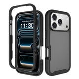 iPhone 18 Pro / 17 Pro EIDERWOOD Tvådelat Matt Hybrid Plast Skal - Svart