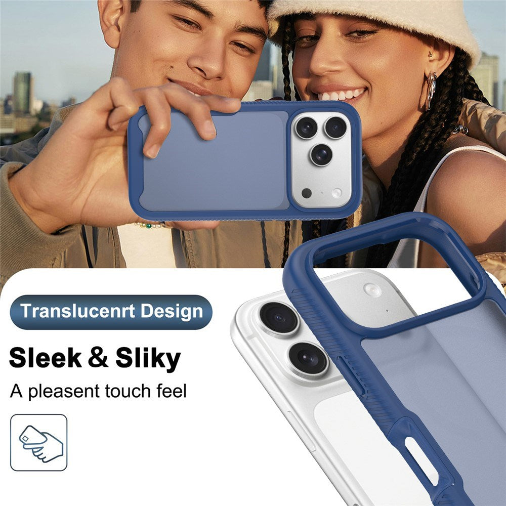 iPhone 18 Pro / 17 Pro EIDERWOOD Tvådelat Matt Hybrid Plast Skal - Blå