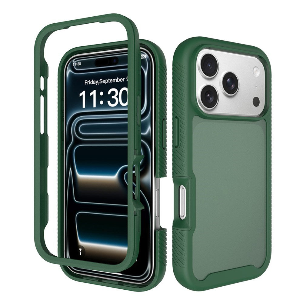 iPhone 18 Pro / 17 Pro EIDERWOOD Tvådelat Matt Hybrid Plast Skal - Grön
