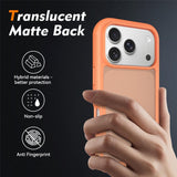 iPhone 18 Pro / 17 Pro EIDERWOOD Tvådelat Matt Hybrid Plast Skal - Orange