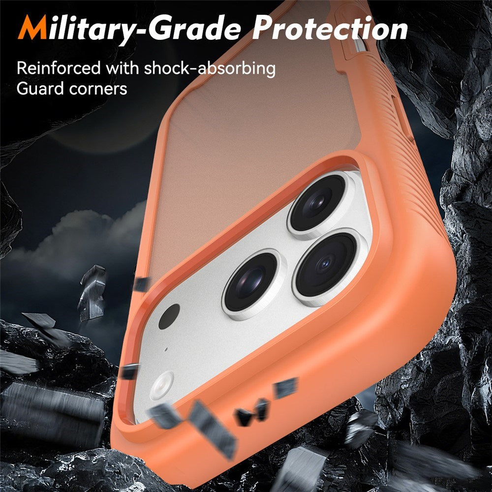 iPhone 18 Pro / 17 Pro EIDERWOOD Tvådelat Matt Hybrid Plast Skal - Orange