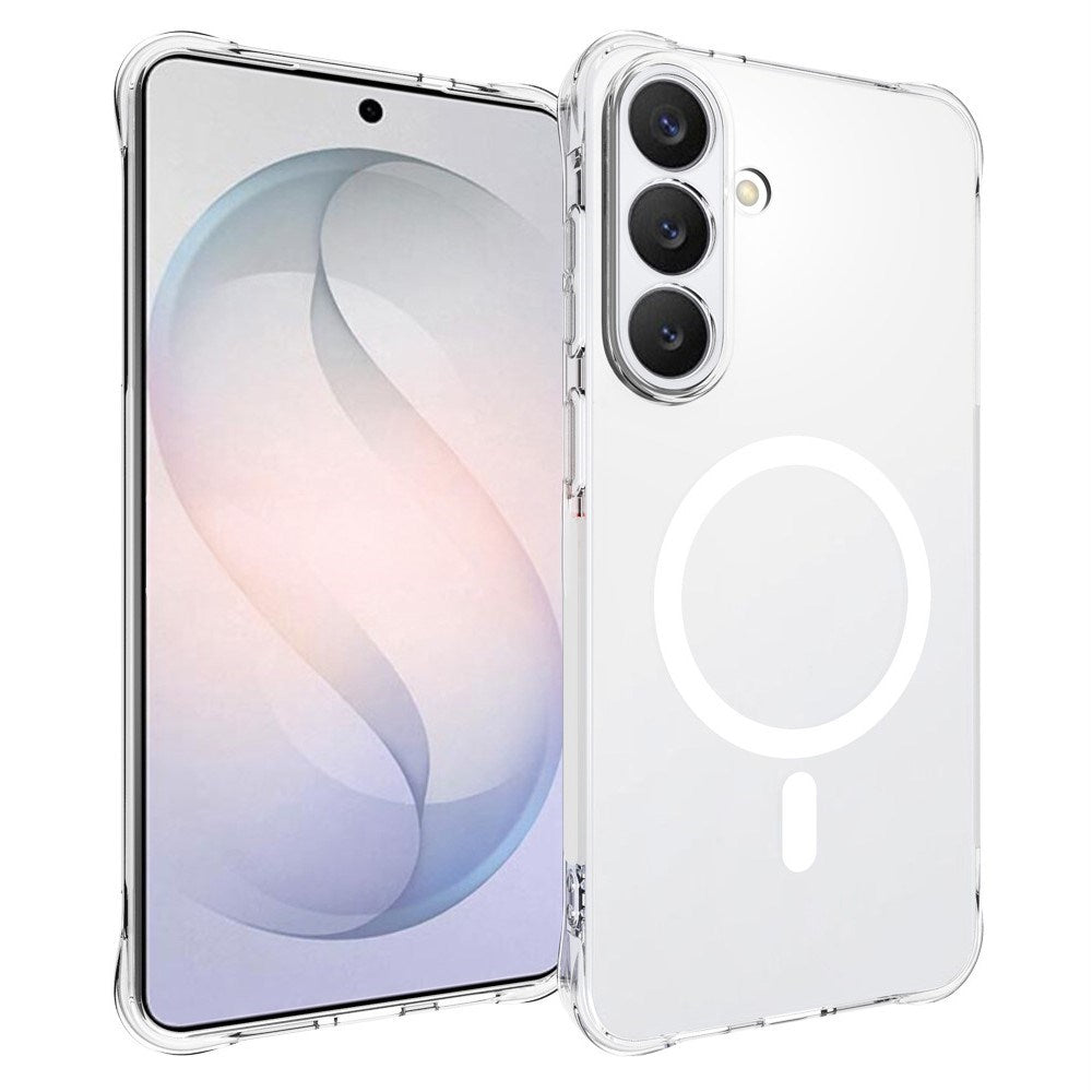 Samsung Galaxy S26 FE EIDERWOOD Flexibelt Plast Skal med Förstärkta Hörn - MagSafe Kompatibel - Genomskinlig